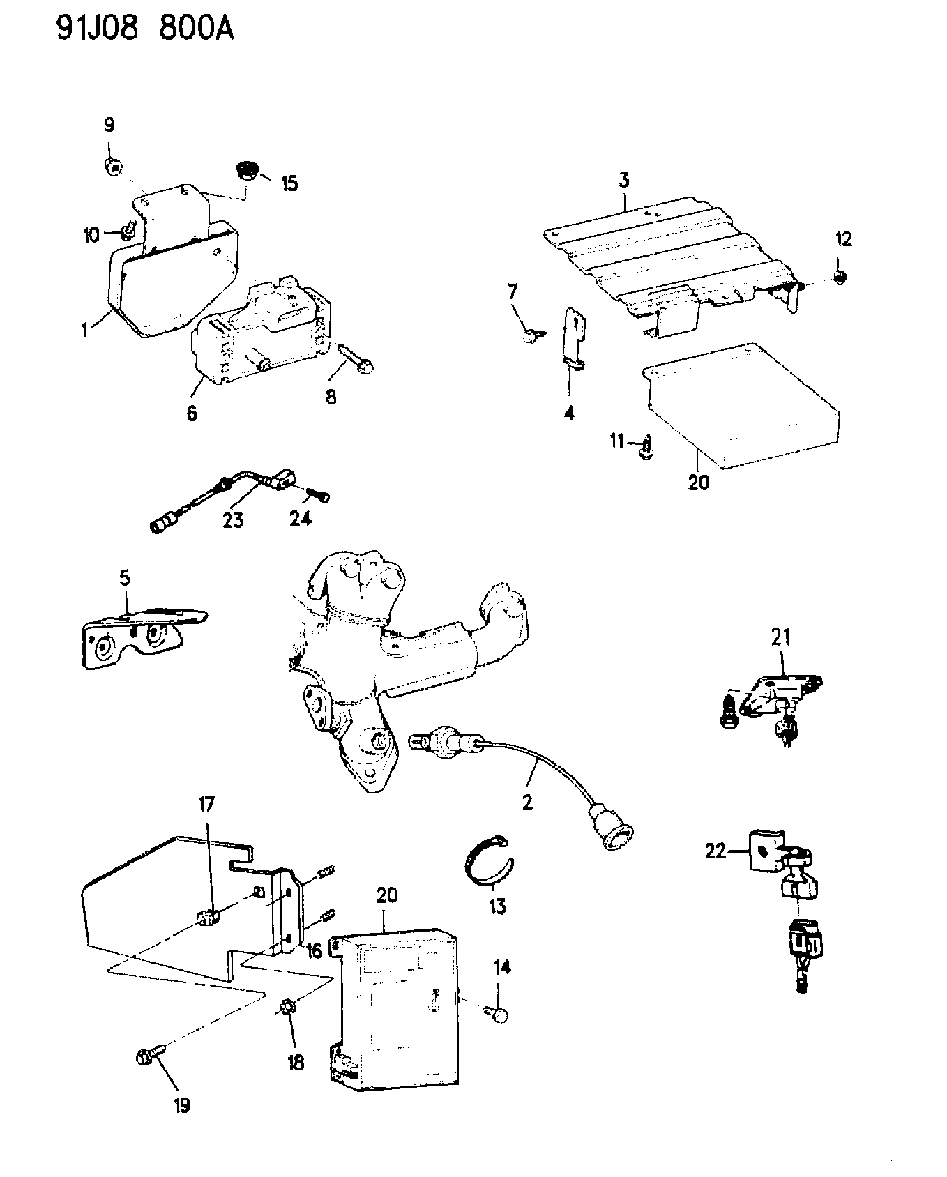 Jeep 5300 7638 - Sonda lambda www.autoricambit.com