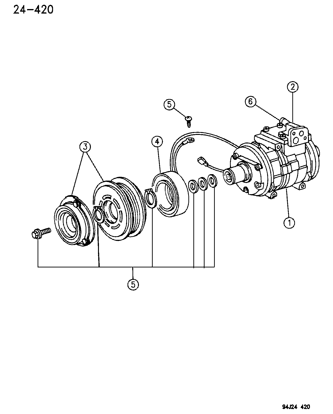 Jeep 5503 6151 - Compressore, Climatizzatore www.autoricambit.com