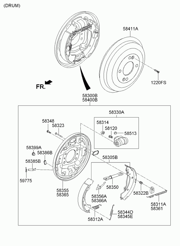 KIA 58330-0P000 - Cilindretto freno www.autoricambit.com