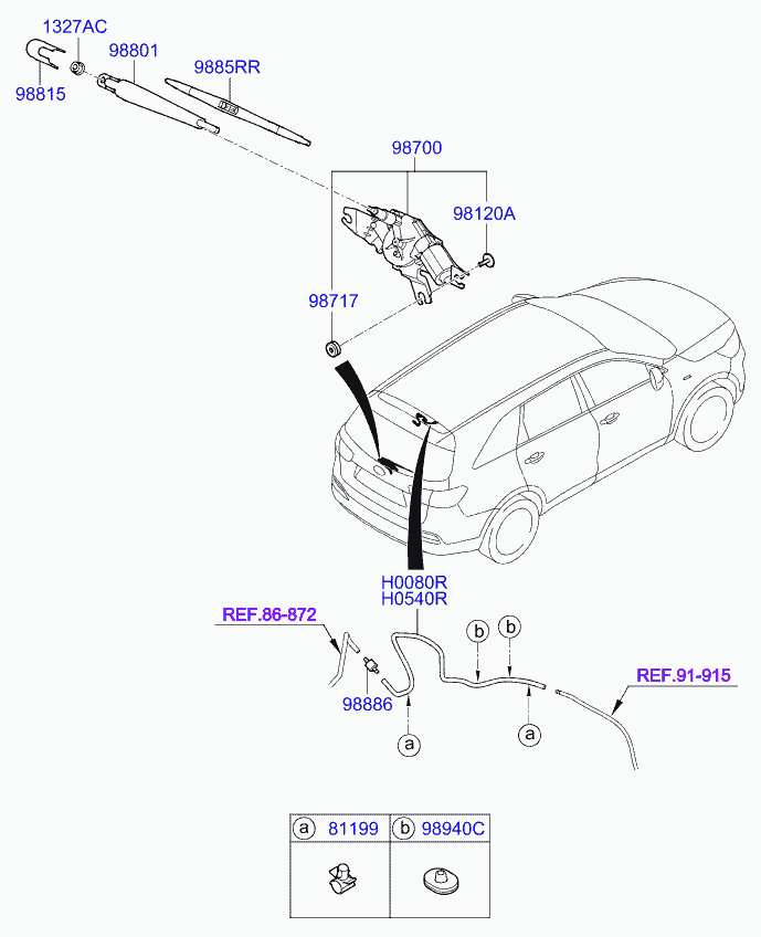 Hyundai 98850C5100 - Spazzola tergi www.autoricambit.com