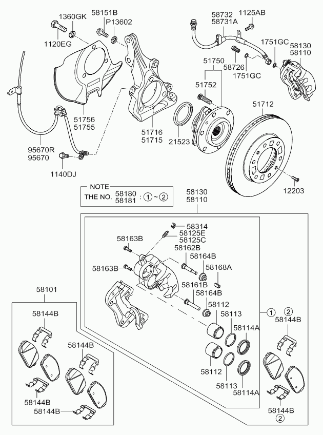 KIA 956704D000 - Sensore, N° giri ruota www.autoricambit.com