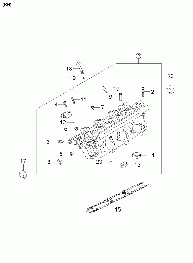 Hyundai 22311-39501 - Guarnizione, Testata www.autoricambit.com