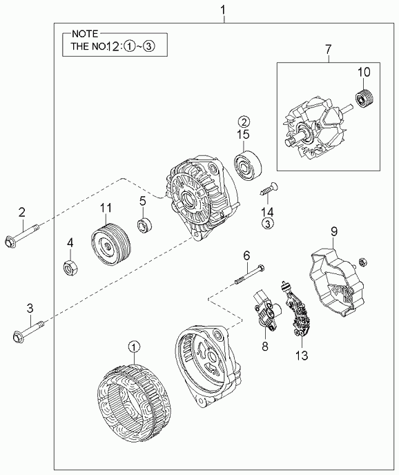 Hyundai 3730039450 - Alternatore www.autoricambit.com