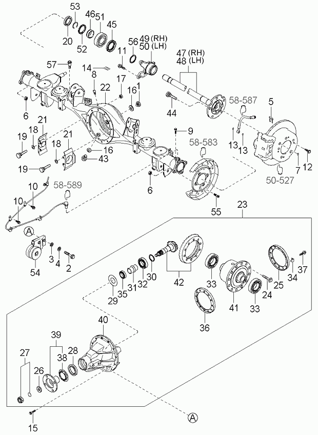 KIA 52766-4A100 - Kit cuscinetto ruota www.autoricambit.com