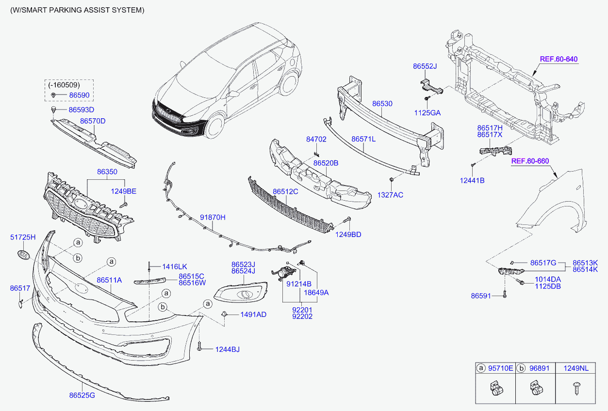 KIA 86563A2600 - Cornice, Fendinebbia www.autoricambit.com