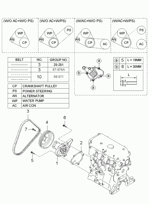 Mitsubishi 2510002566 - Pompa acqua www.autoricambit.com