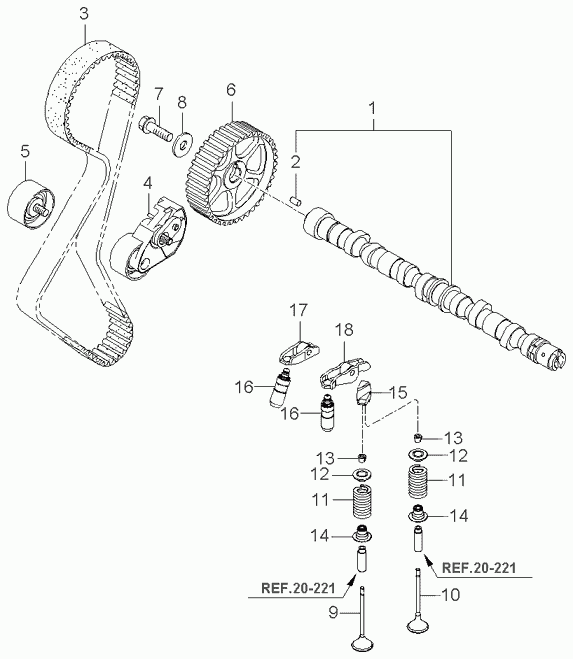 Hyundai 24312-27000 - Cinghia dentata www.autoricambit.com