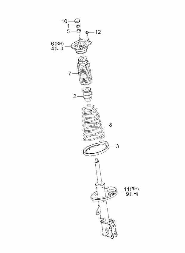 KIA 55361-2F100 - Ammortizzatore www.autoricambit.com