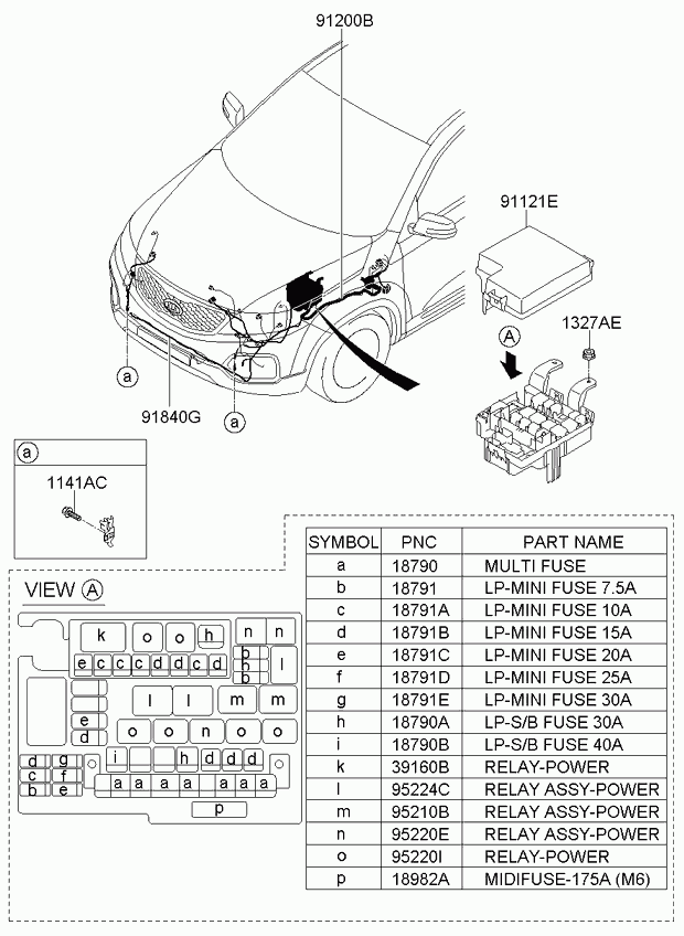 KIA 95230-2P040 - Relè, ABS www.autoricambit.com