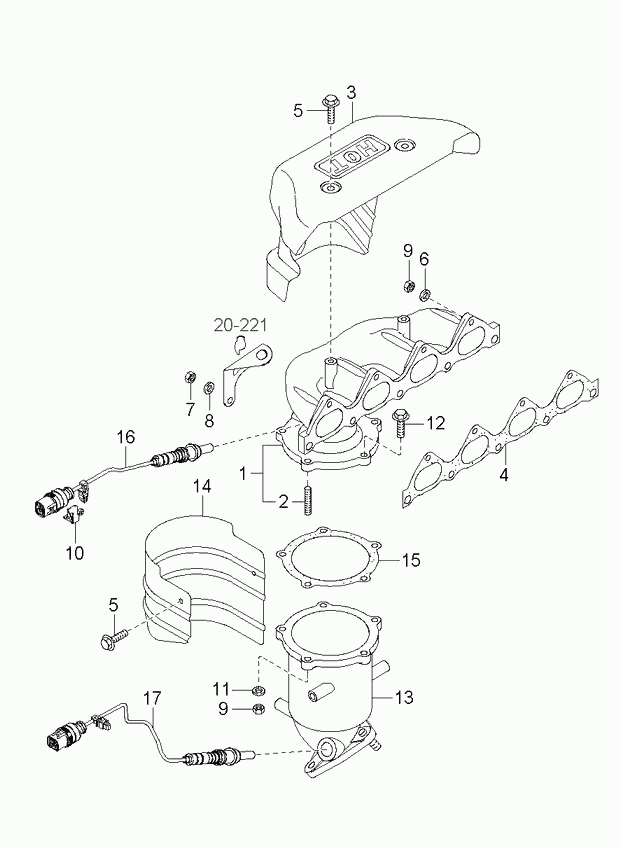 KIA 39210-38015 - Sonda lambda www.autoricambit.com