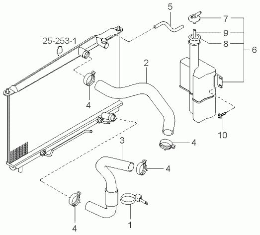 KIA 25441-3C-020 - Tappo, serbatoio refrigerante www.autoricambit.com