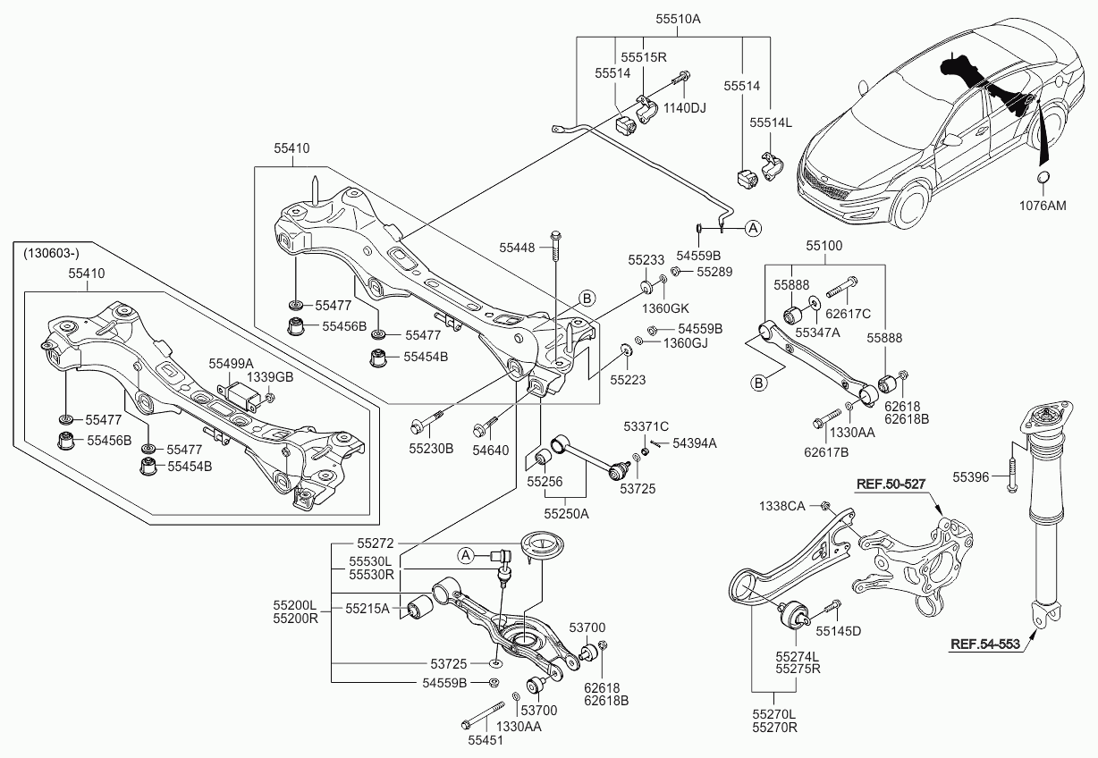 Hyundai 55530-2Z000 - Asta/Puntone, Stabilizzatore www.autoricambit.com