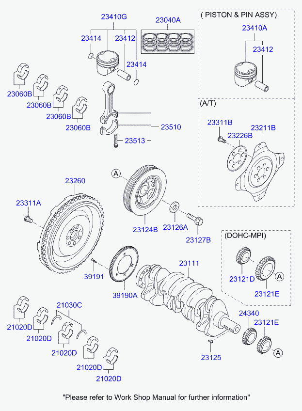 KIA 23200-2G220 - Volano www.autoricambit.com