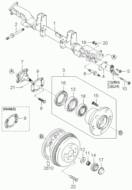 KIA K9922-14030 - Kit cuscinetto ruota www.autoricambit.com