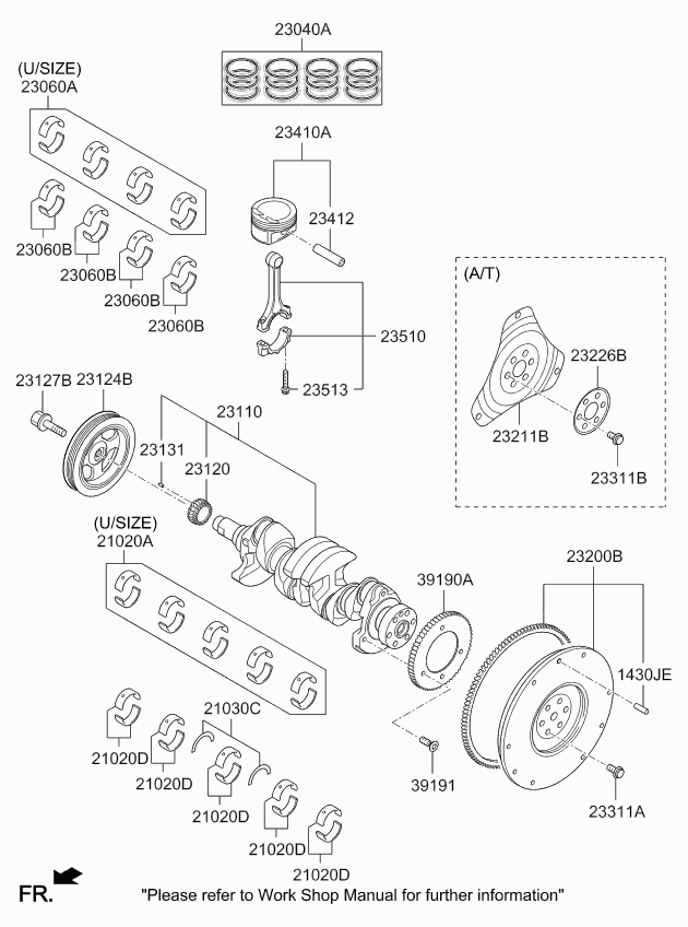 Hyundai 23121-2B000 - Kit catena distribuzione www.autoricambit.com