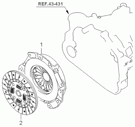 KIA 41100-39265 - Disco frizione www.autoricambit.com