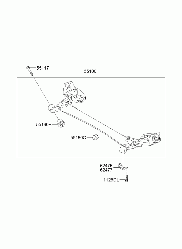 KIA 551601P000 - Supporto, Corpo assiale www.autoricambit.com