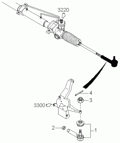 Hyundai 0K72A-32-240 - Testa barra d'accoppiamento www.autoricambit.com