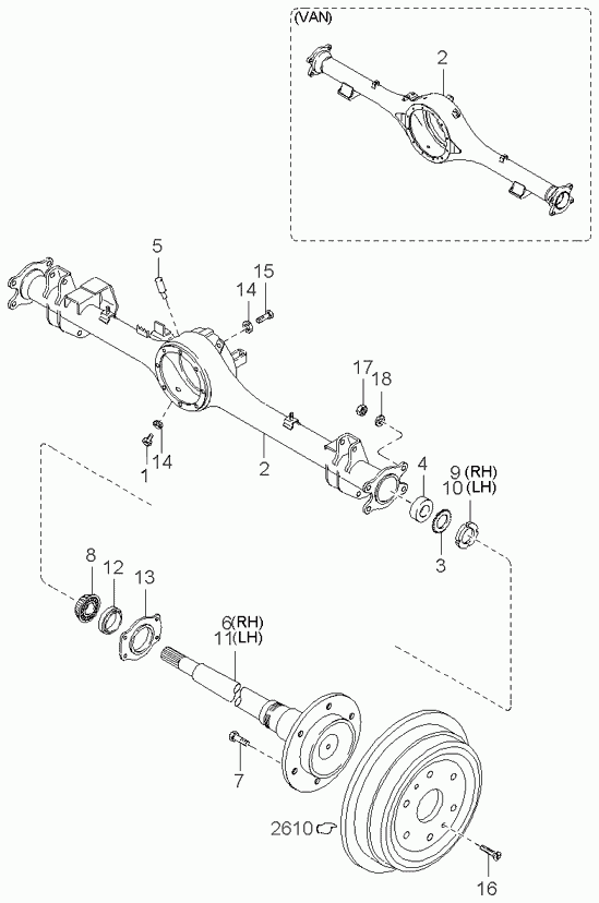 Hyundai 00603-26154 - Kit cuscinetto ruota www.autoricambit.com