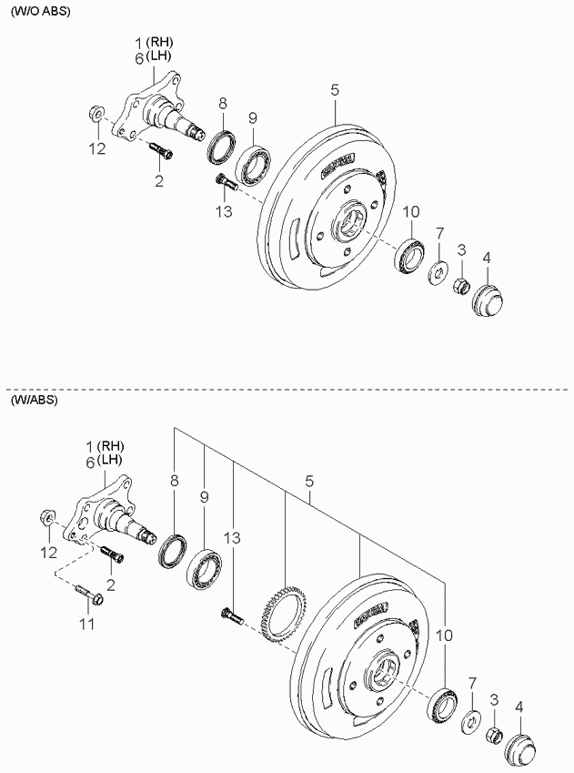 KIA MB00233047 - Kit cuscinetto ruota www.autoricambit.com