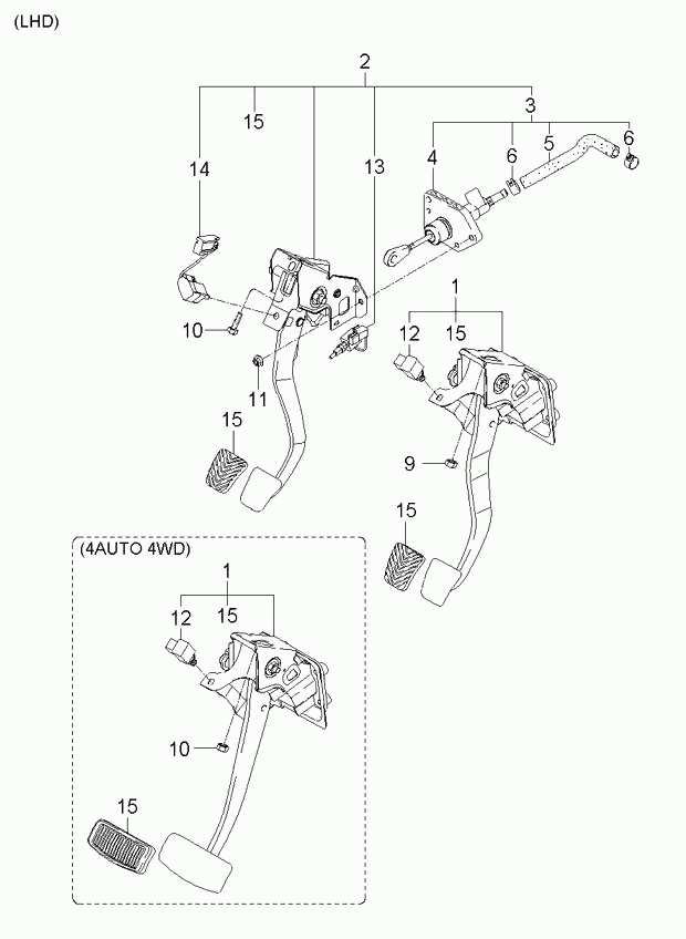 KIA 41610-2E000 - Cilindro trasmettitore, Frizione www.autoricambit.com