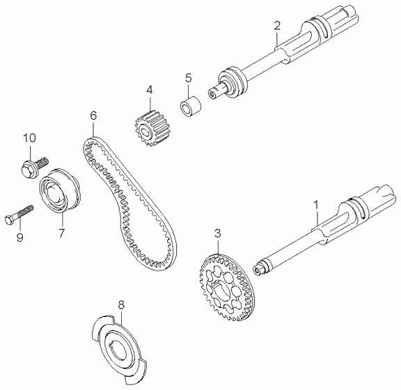 KIA 23357-38001 - Rullo tenditore, Cinghia dentata www.autoricambit.com