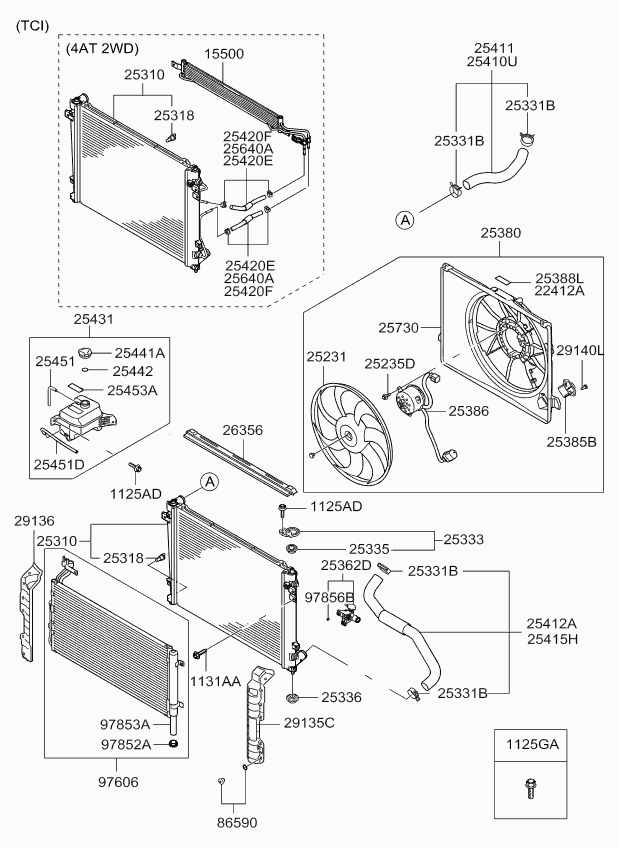 KIA 97606-1D-200 - Condensatore, Climatizzatore www.autoricambit.com