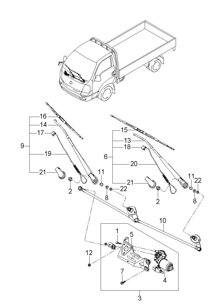 KIA 983504E000 - Spazzola tergi www.autoricambit.com