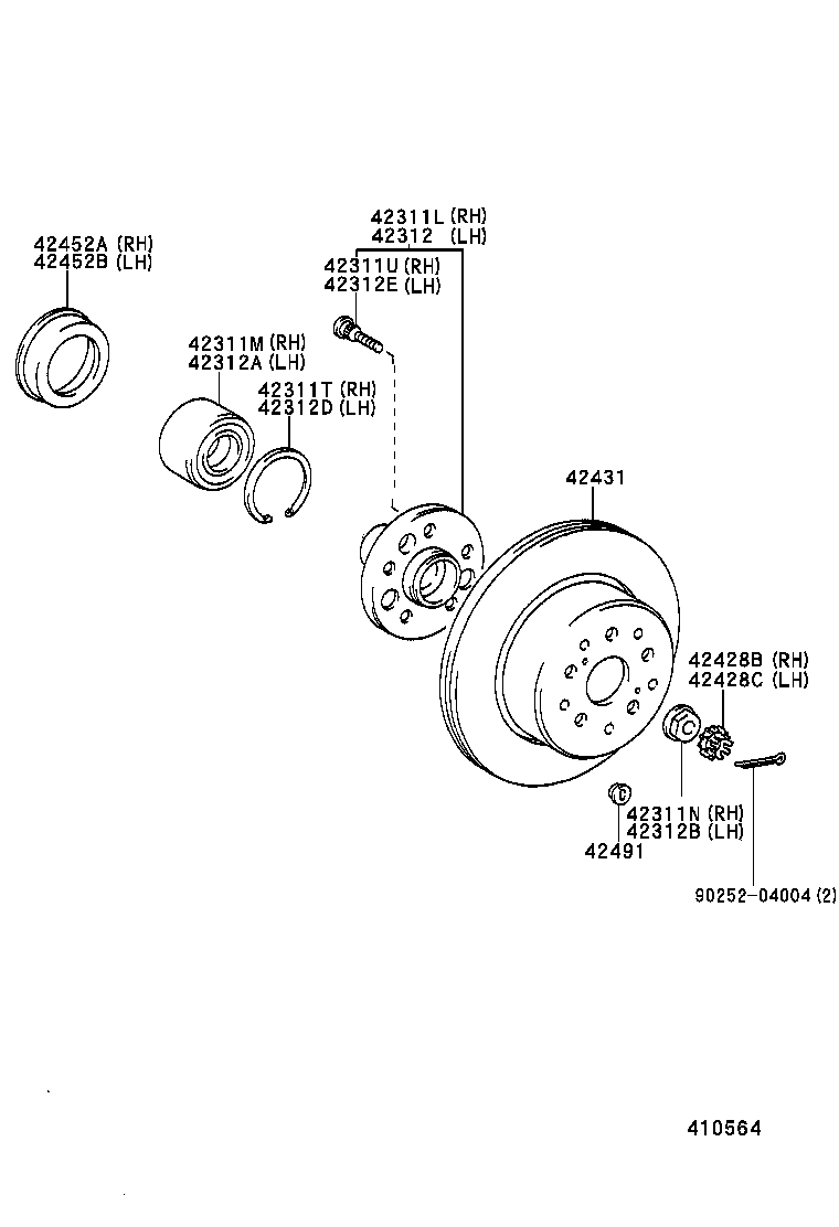 Opel 42431-53011 - Discofreno www.autoricambit.com