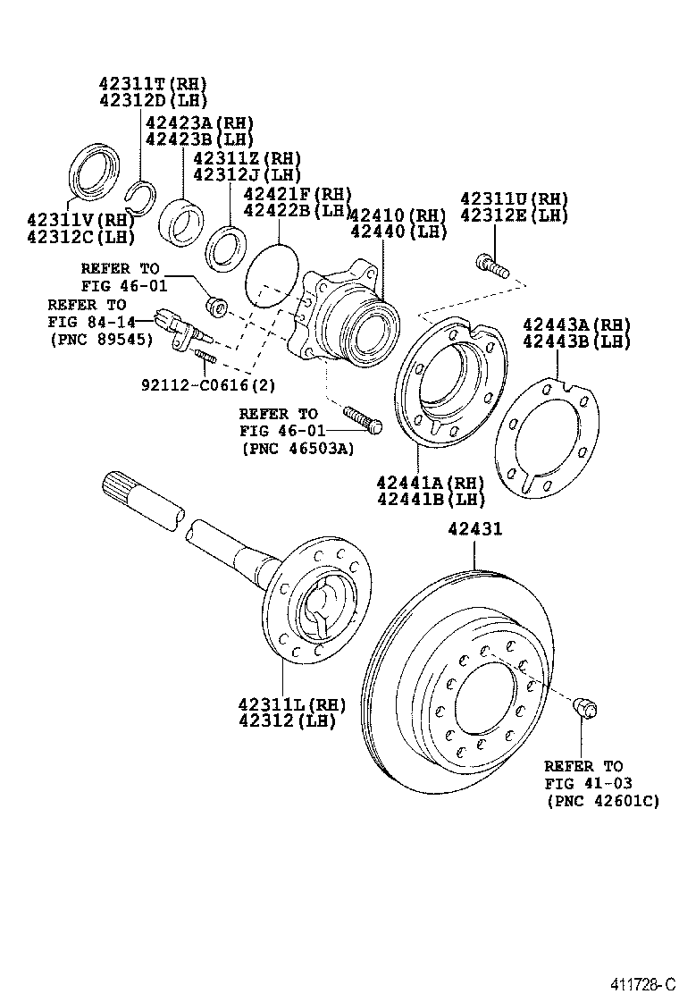 TOYOTA 9030183002 - Kit cuscinetto ruota www.autoricambit.com