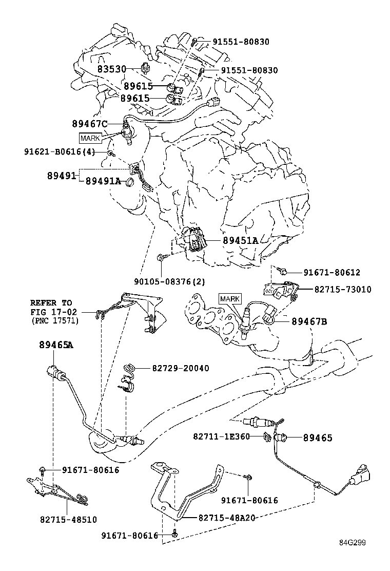 TOYOTA 89465 48280 - Sonda lambda www.autoricambit.com