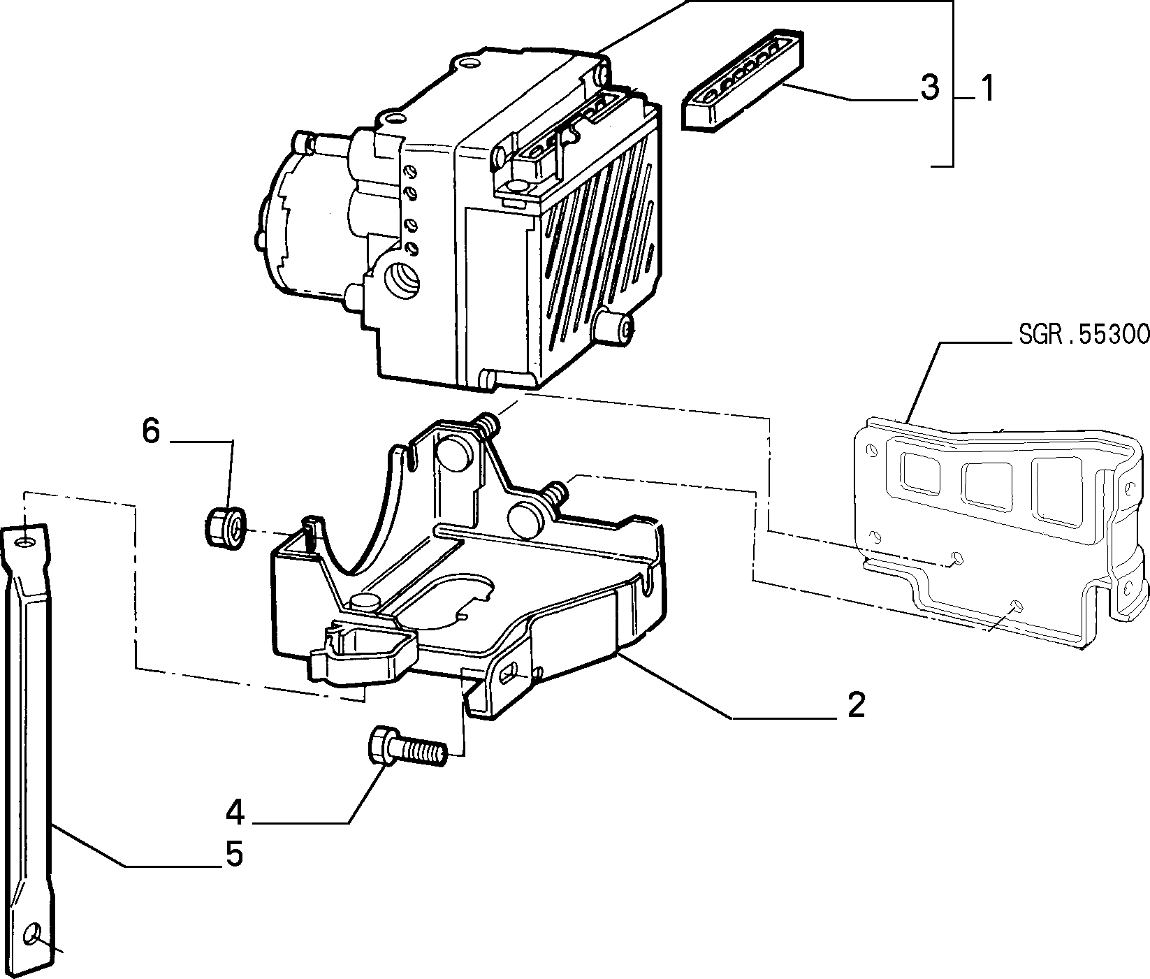 FIAT 71711252 - Kit centralina www.autoricambit.com