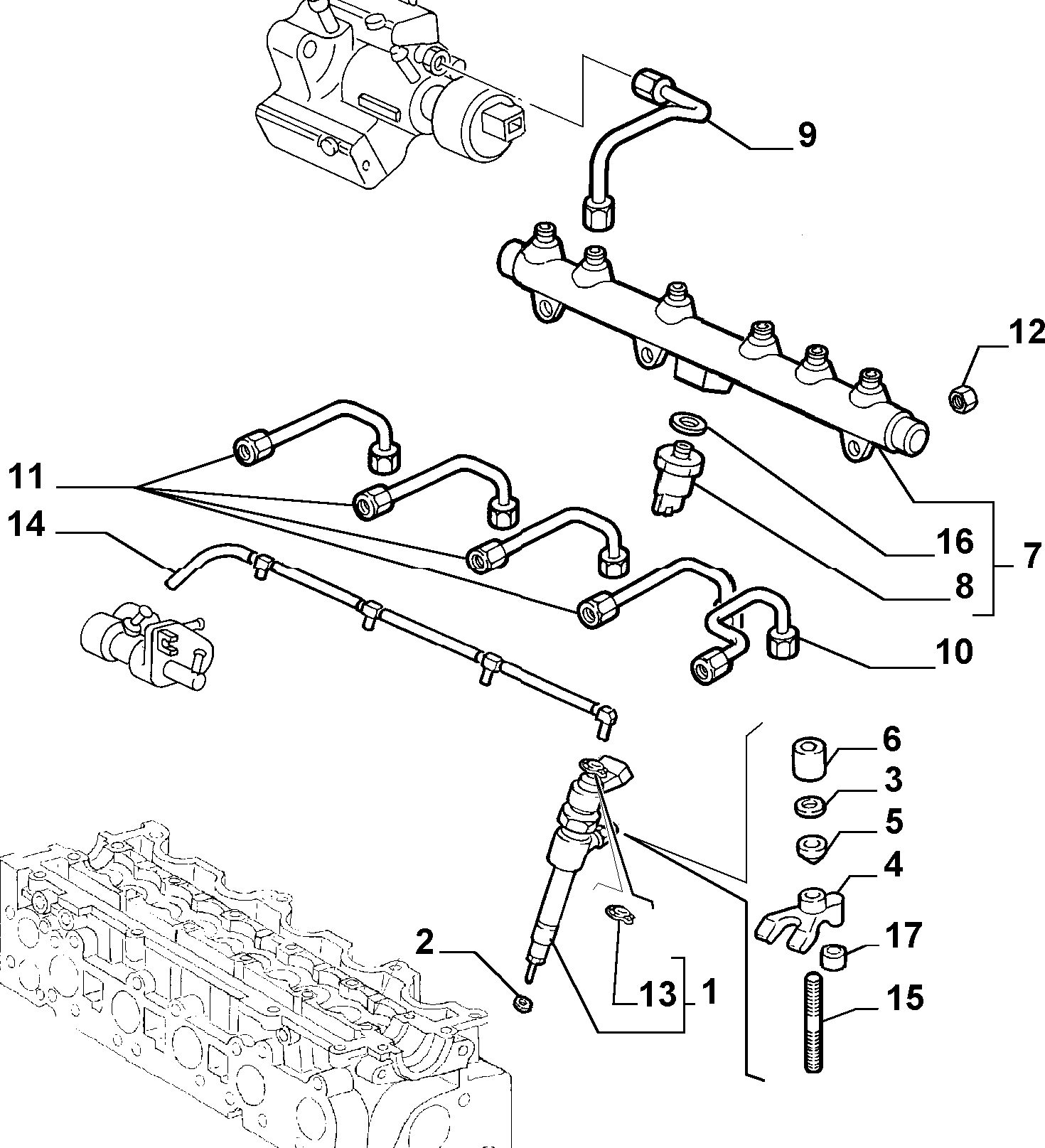 FIAT 46471561 - Flessibile, Carburante perso www.autoricambit.com