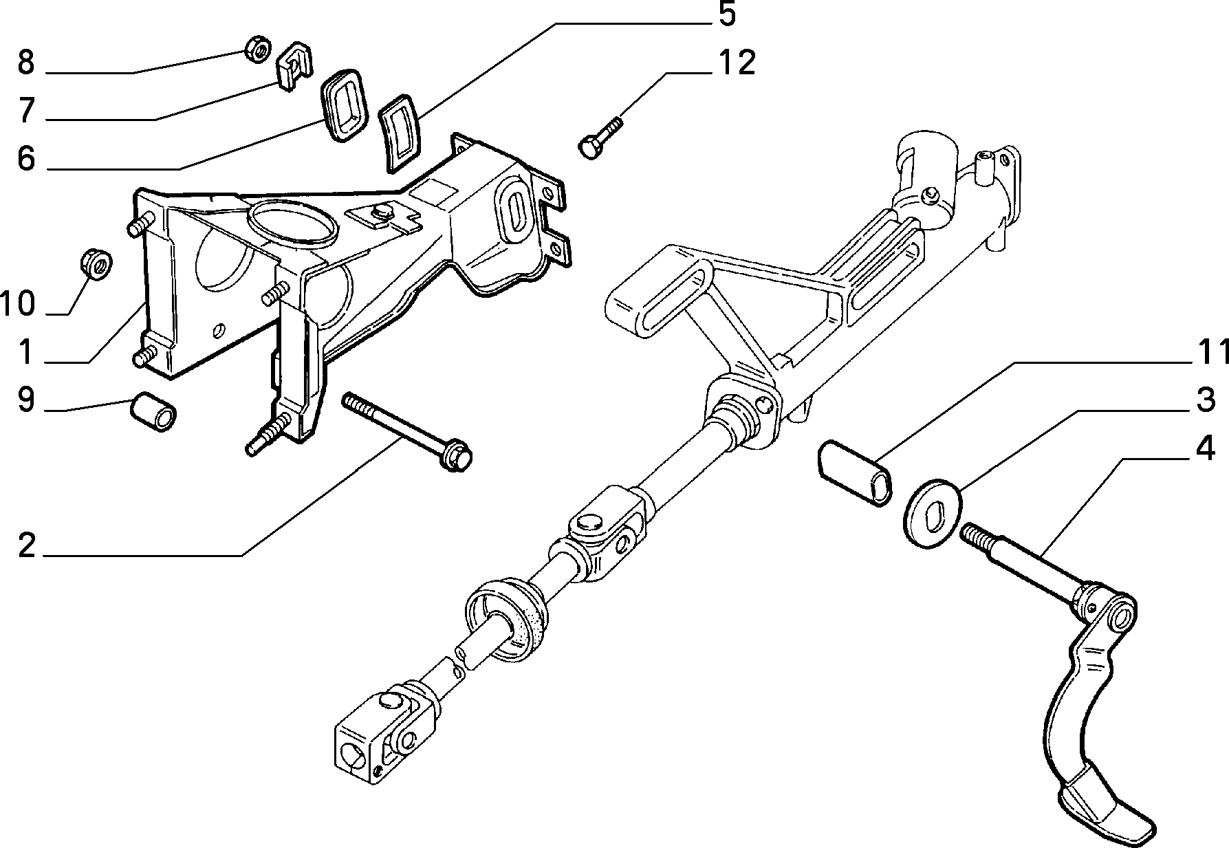 FIAT 16104111 - Kit riparazione, Barra accoppiamento stabilizzatore www.autoricambit.com