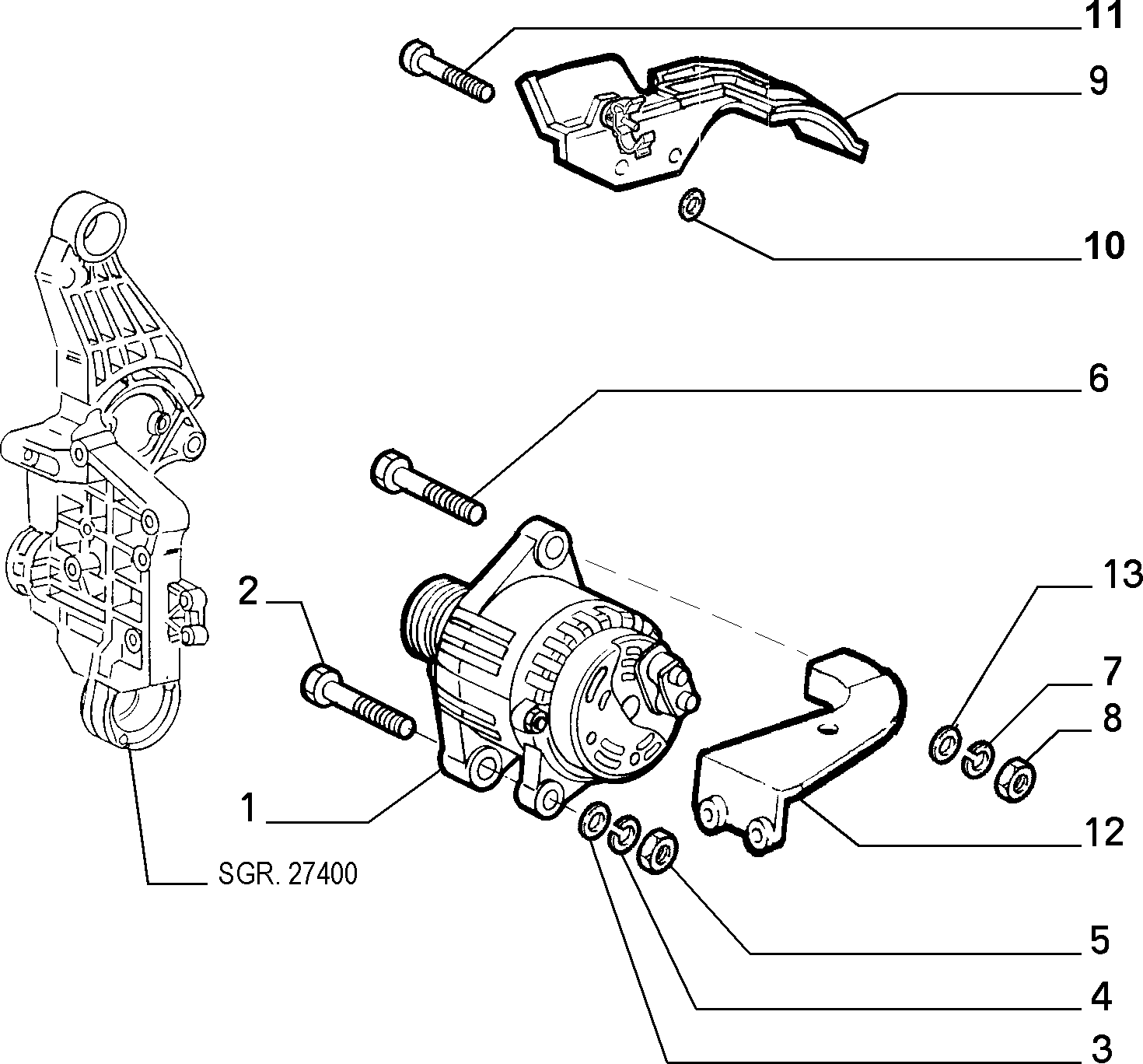 Lancia 46765836 - Alternatore www.autoricambit.com