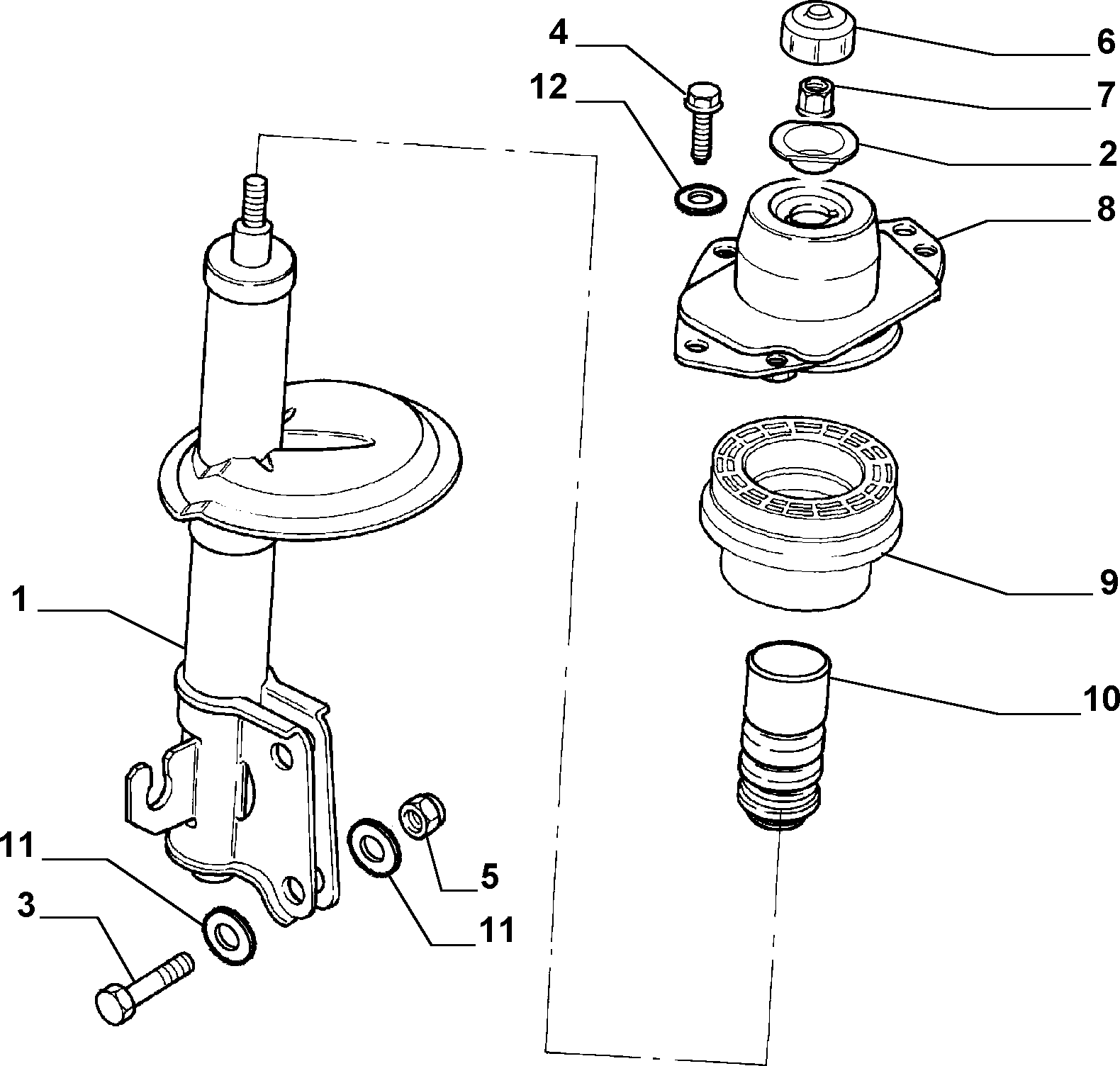 FIAT 46521758 - Ammortizzatore www.autoricambit.com