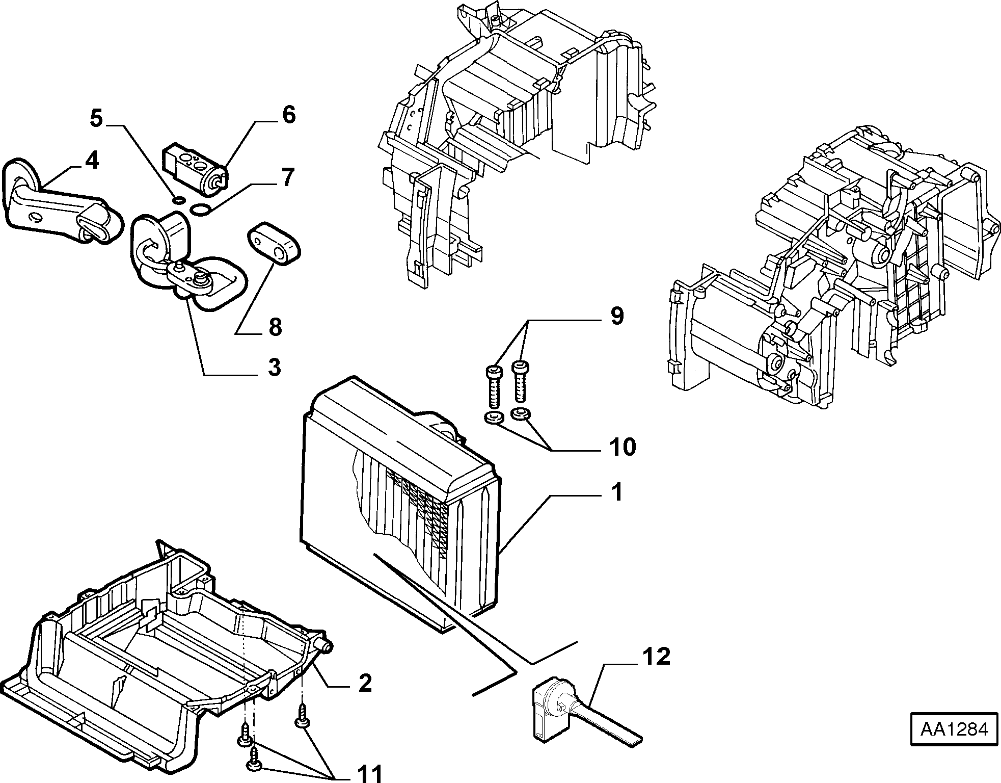 Lancia 46722790 - Evaporatore, Climatizzatore www.autoricambit.com