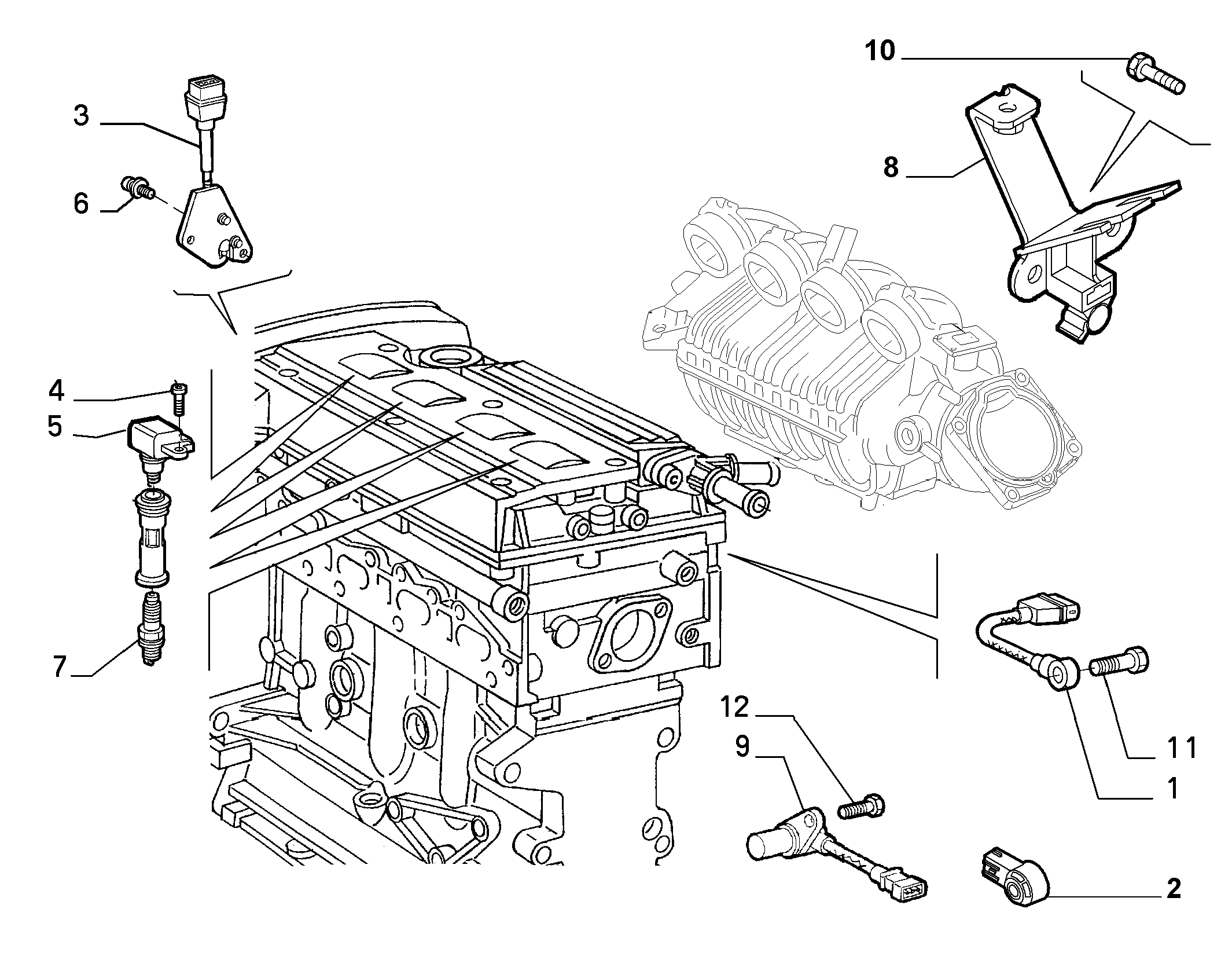 FIAT 46522739 - Generatore di impulsi, Albero a gomiti www.autoricambit.com