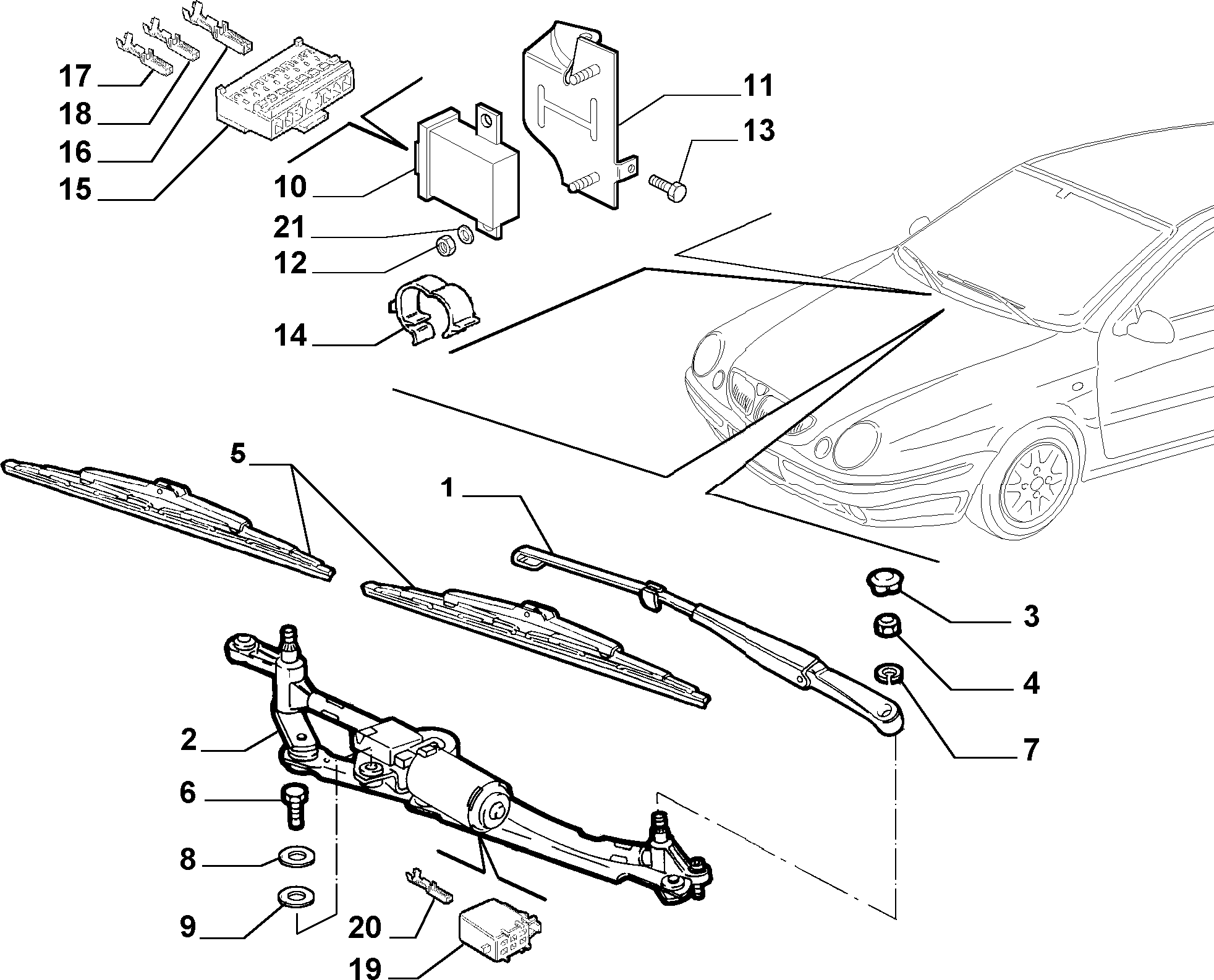 Lancia 5911478 - Spazzola tergi www.autoricambit.com