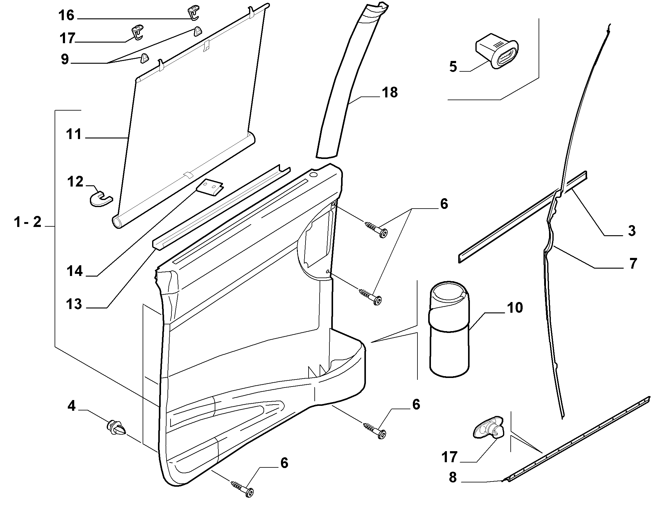 FIAT 9654280780 - Clip www.autoricambit.com