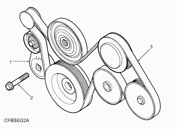 Land Rover PQS 1015 10 - Cinghia Poly-V www.autoricambit.com