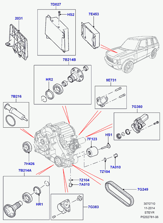 Land Rover IYX500050 - O Ring, grease www.autoricambit.com