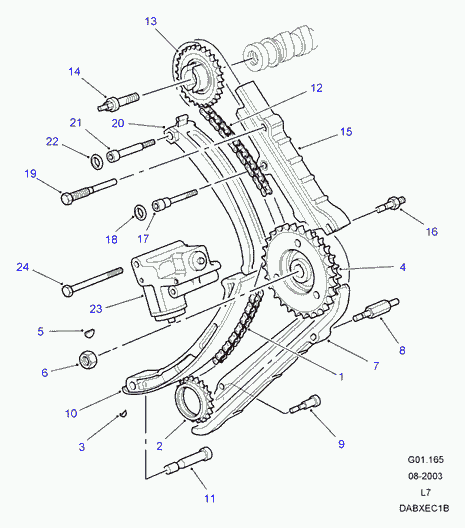 Land Rover STC 2282 - Tenditore, Catena distribuzione www.autoricambit.com