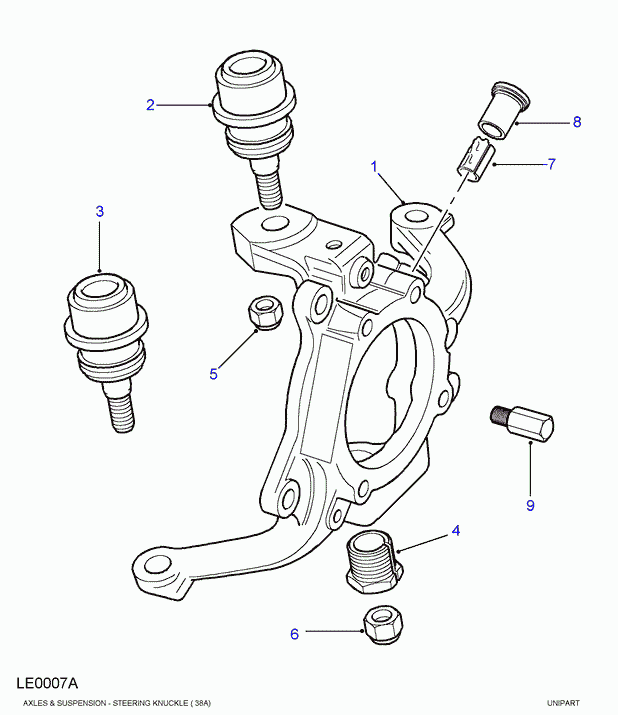 Land Rover FTC 3571 - Giunto di supporto / guida www.autoricambit.com