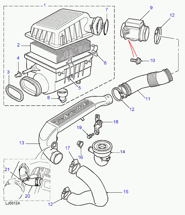 Land Rover 2246084 - Debimetro www.autoricambit.com