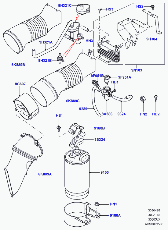 Land Rover WFL 000070 - Filtro carburante www.autoricambit.com