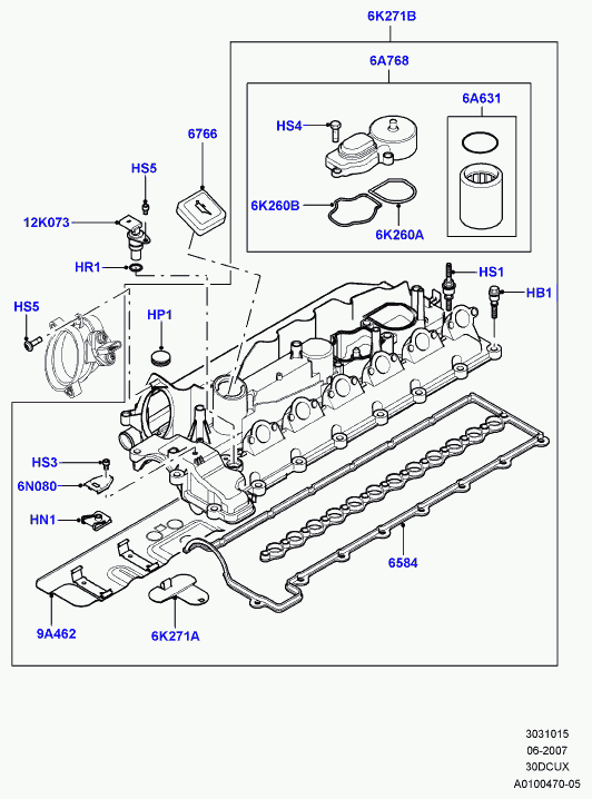 Rover STC 3699 - Chiusura, bocchettone riempimento olio www.autoricambit.com