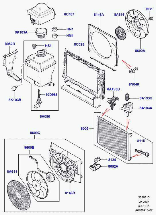 BMW PGB000030 - Giunto di collegamento, Ventilatore radiatore www.autoricambit.com