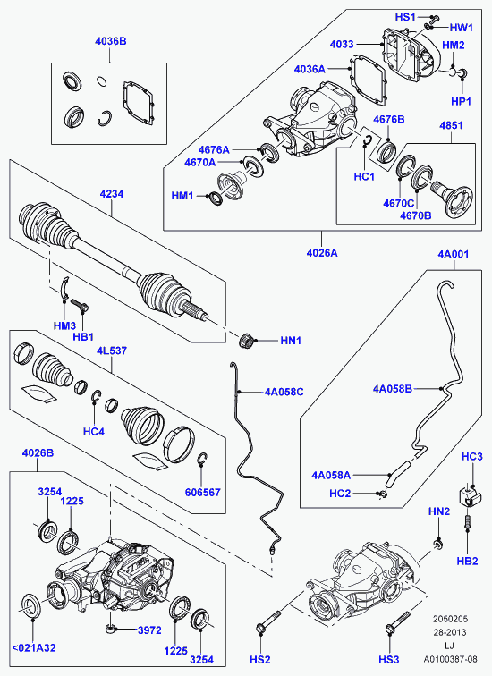 Land Rover IED500040 - Albero motore/Semiasse www.autoricambit.com