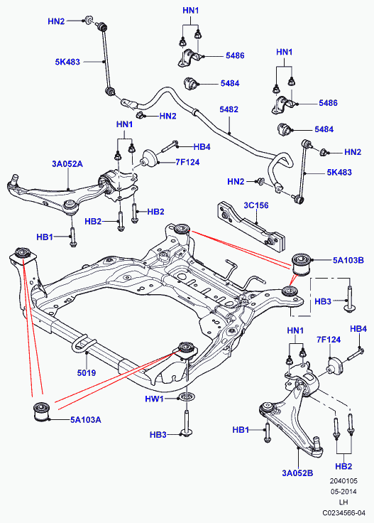 Jaguar LR024472 - Sospensione a ruote indipendenti www.autoricambit.com